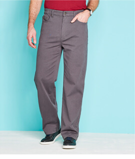 Shop Mens Stretch Canvas Jeans